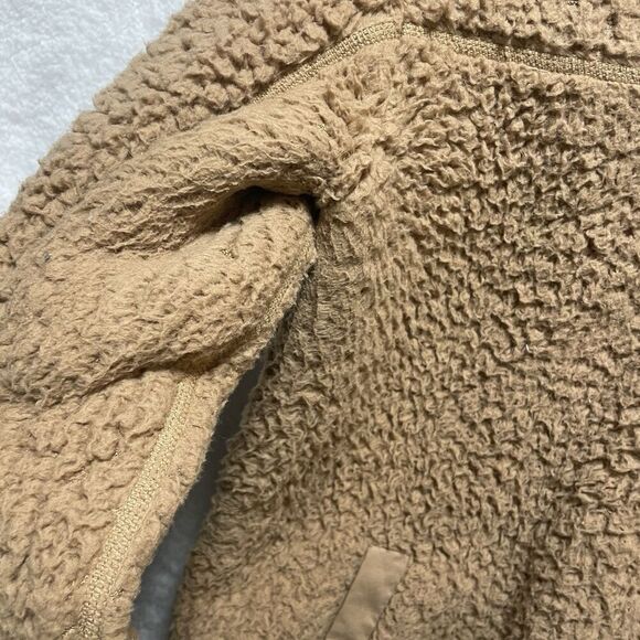 Abercrombie And Fitch Sherpa Pullover Women’s Size Small Brown Soft Fall - Picture 8 of 11
